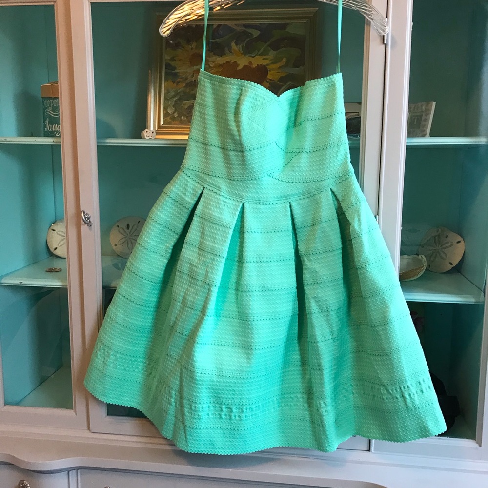 NWT Strapless mint green Dress